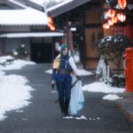 神楽門前湯治村（冬）