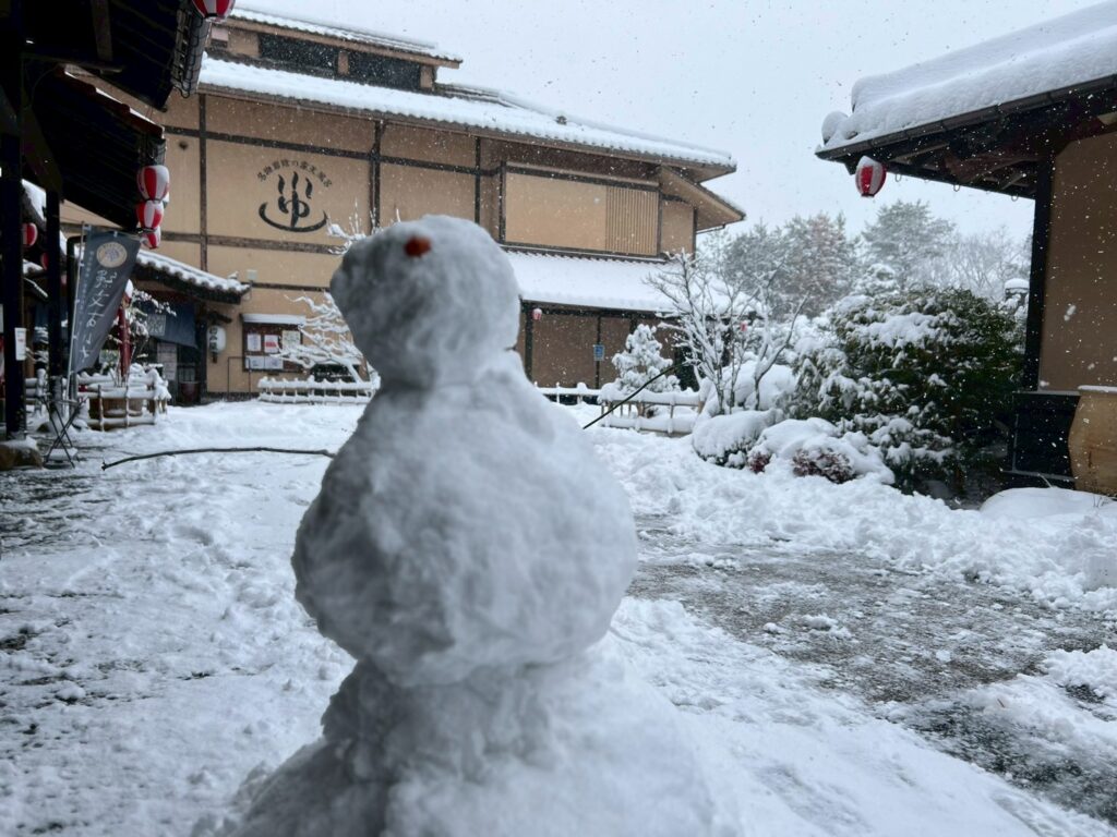 神楽門前湯治村（冬）