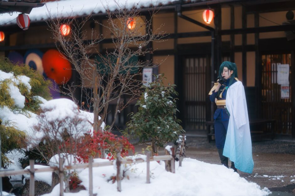 神楽門前湯治村（冬）